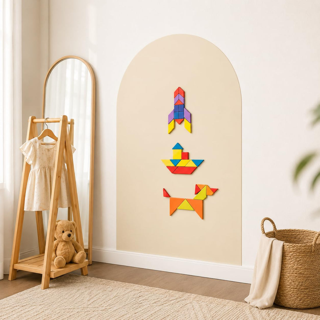 Magnetic Writable Activity Wall for Kids